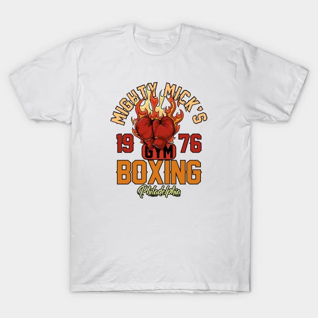 Mighty Micks Boxing Gym T-Shirt by sagitarius